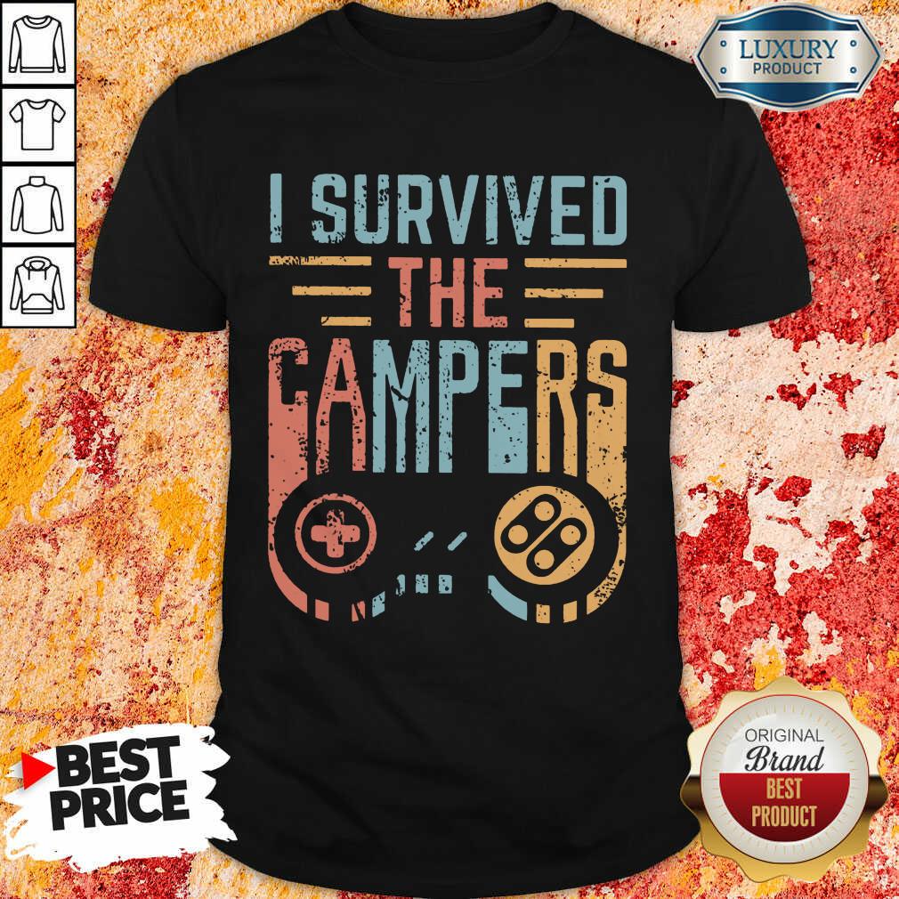 Console Games Survived The Campers Shirt