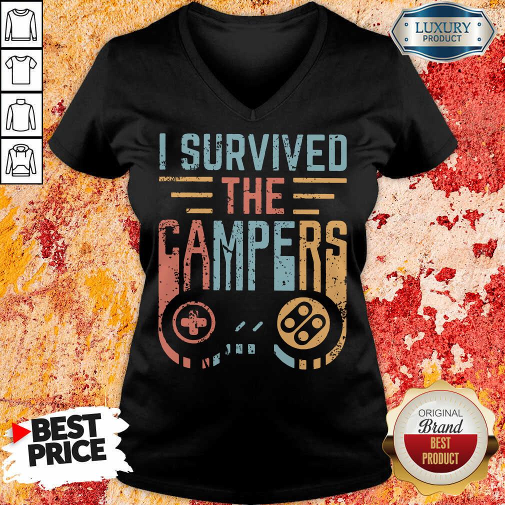 Console Games Survived The Campers Shirt