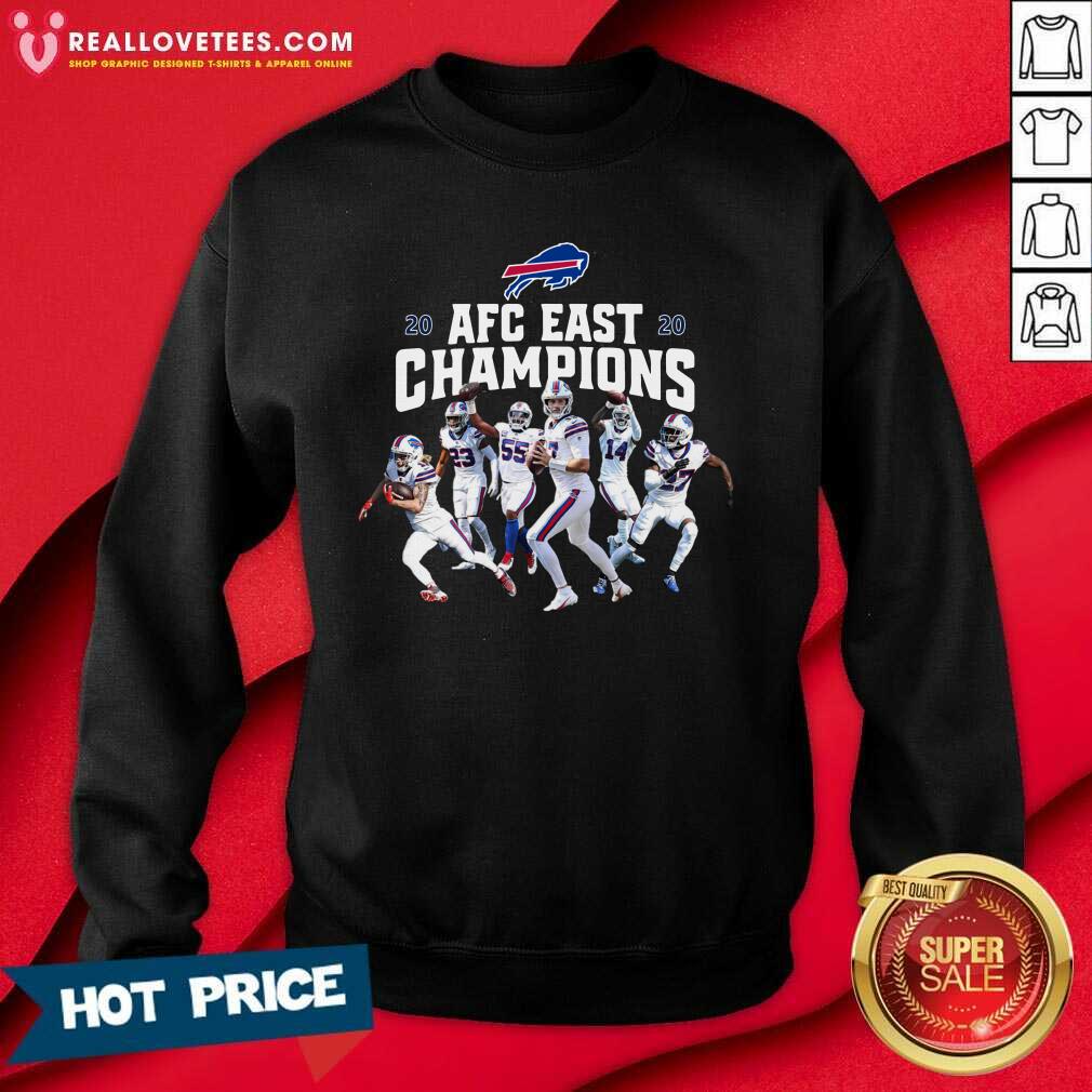 Cool Buffalo Bills Players 2020 AFC East Champions Shirt