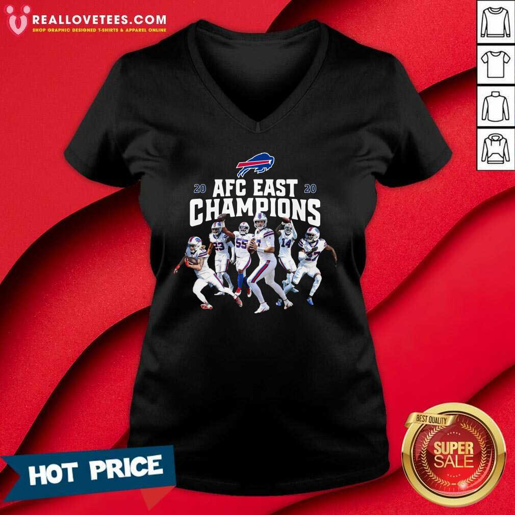 Cool Buffalo Bills Players 2020 AFC East Champions Shirt
