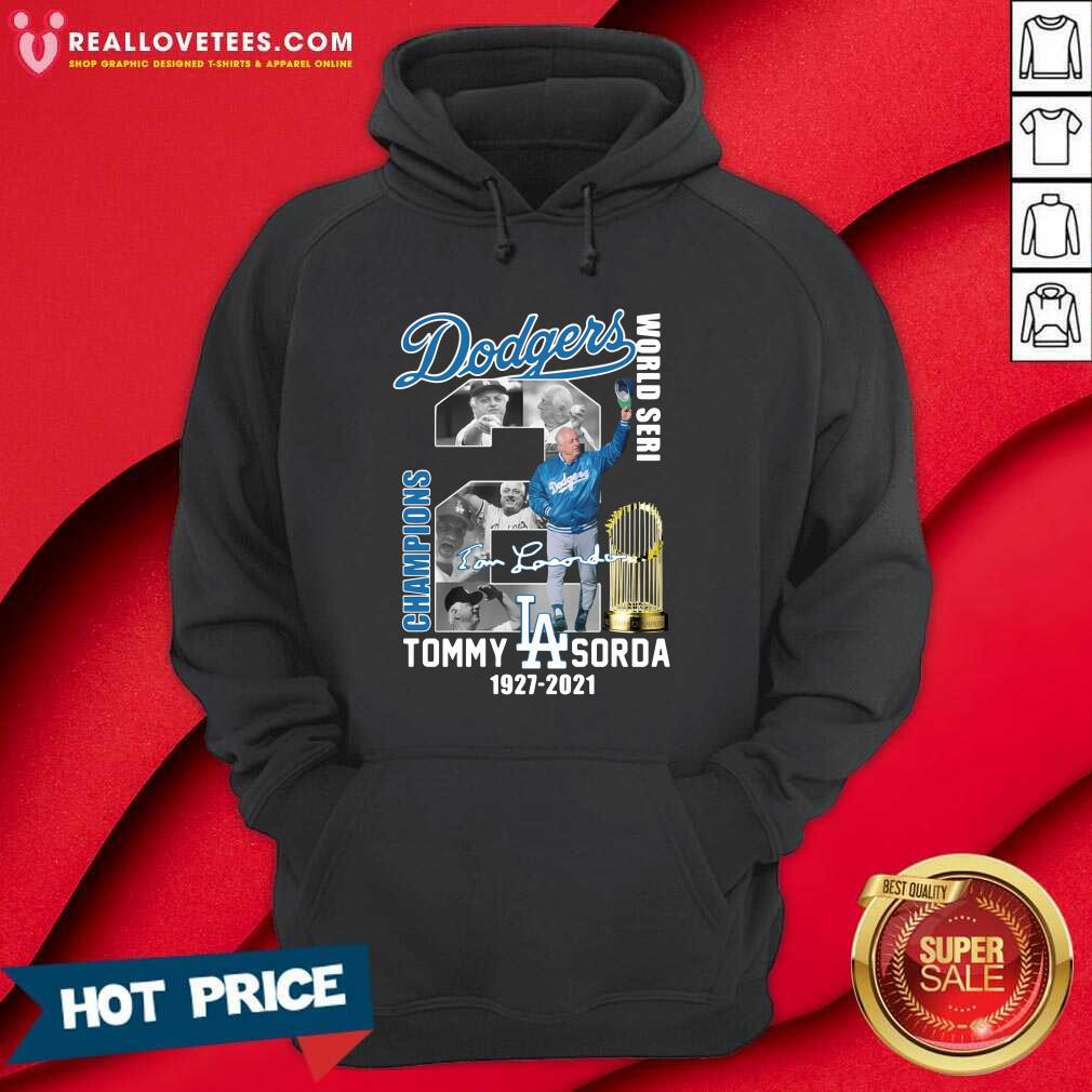 Cool Los Angeles Dodgers Tommy Sorda 1927 2021 Signature Shirt