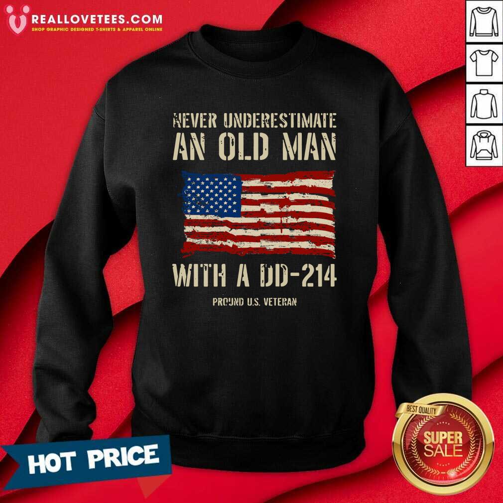 Cool Never Underestimate An Old Man With A DD – 214 Shirt