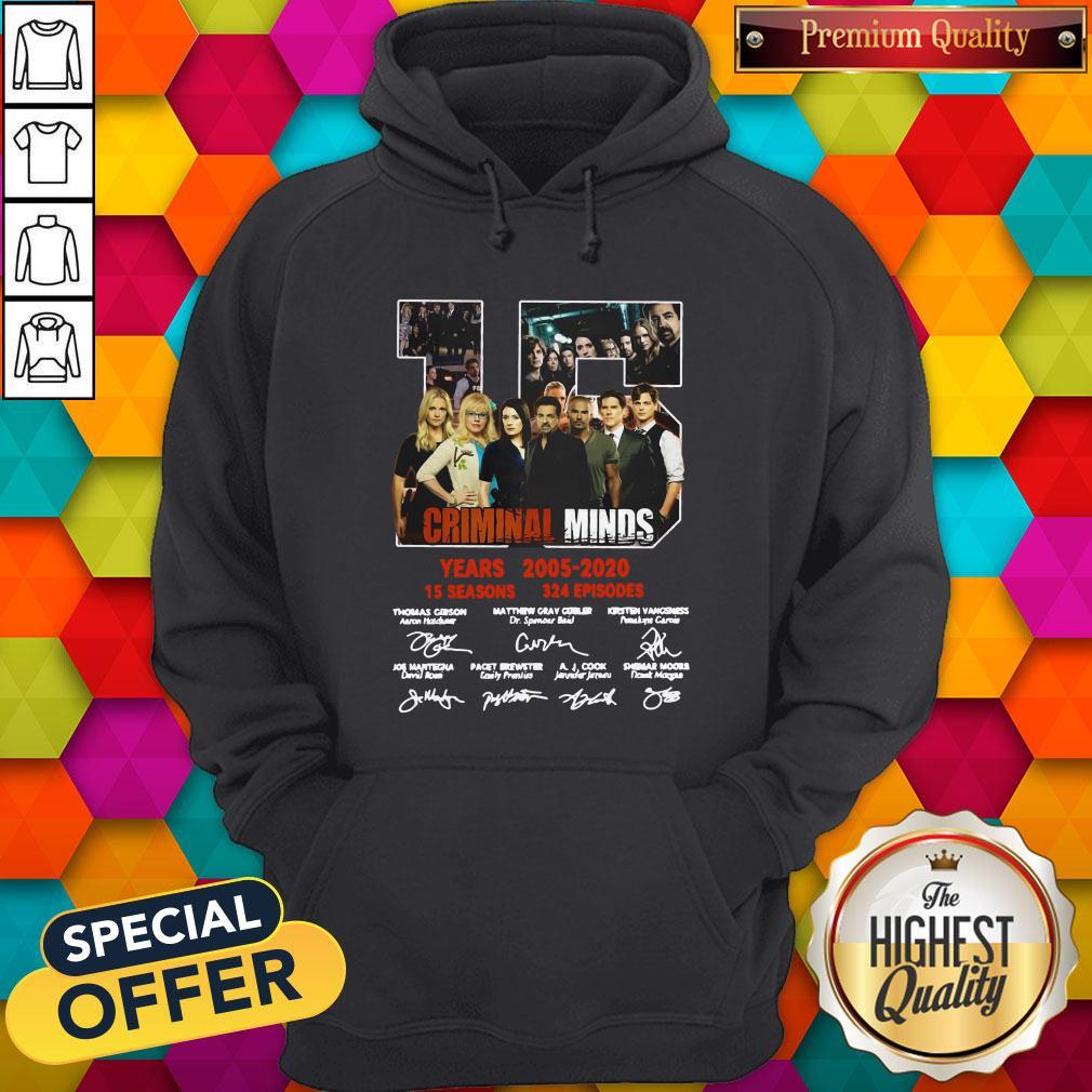 Criminal Minds 15 Years 2005 2020 15 Seasons 324 Episodes Signature Shirt