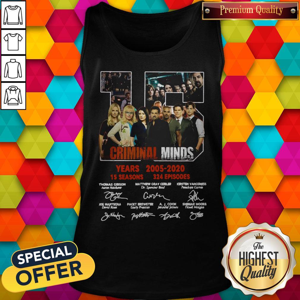 Criminal Minds 15 Years 2005 2020 15 Seasons 324 Episodes Signature Shirt