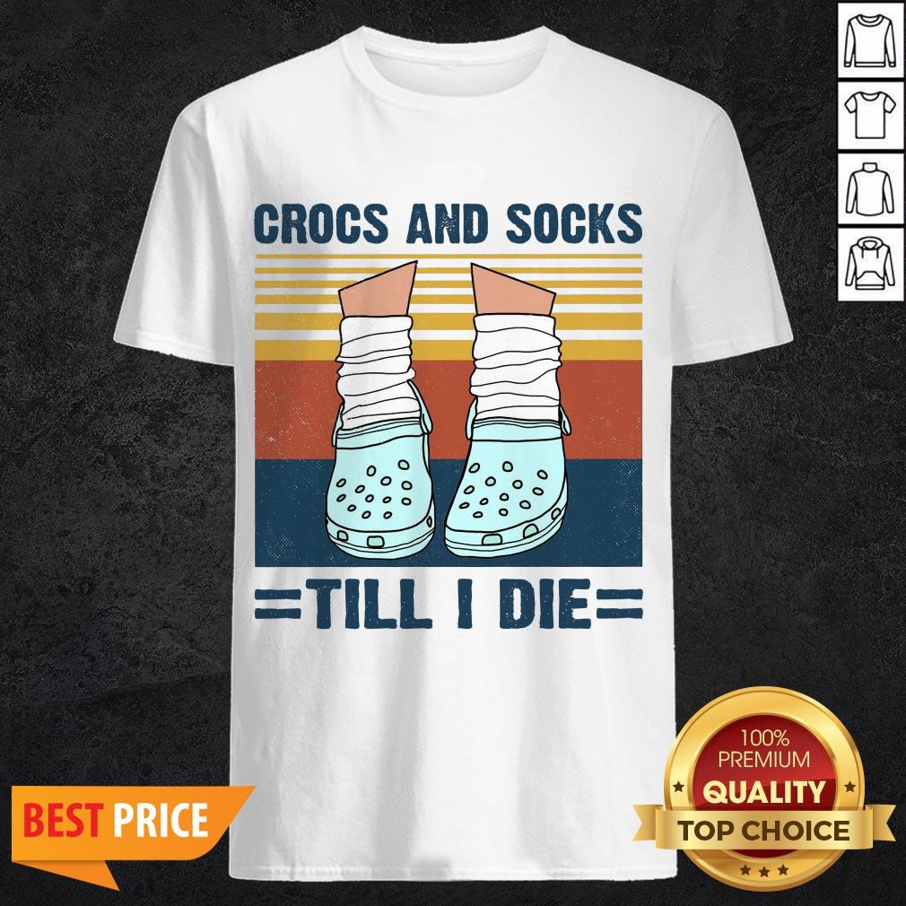 Cross And Socks Till I Die Vintage Shirt