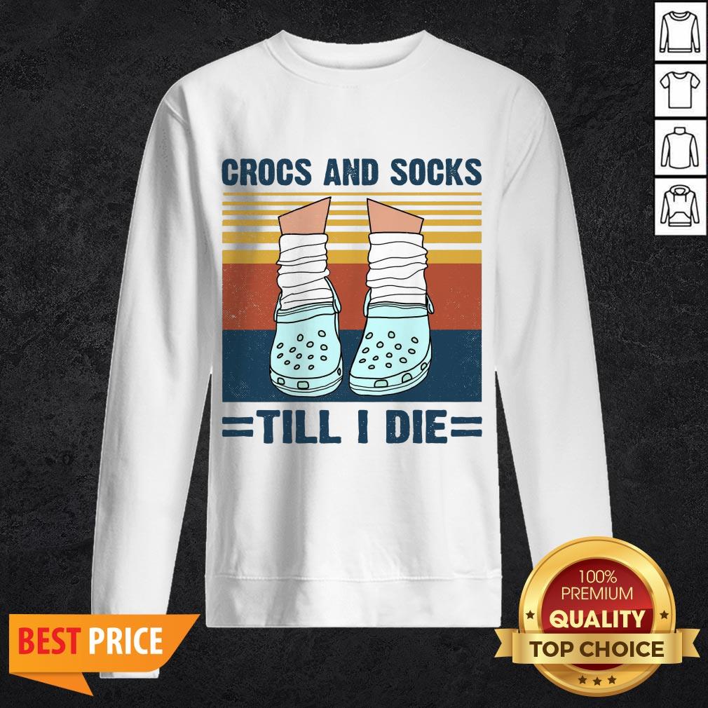 Cross And Socks Till I Die Vintage Shirt