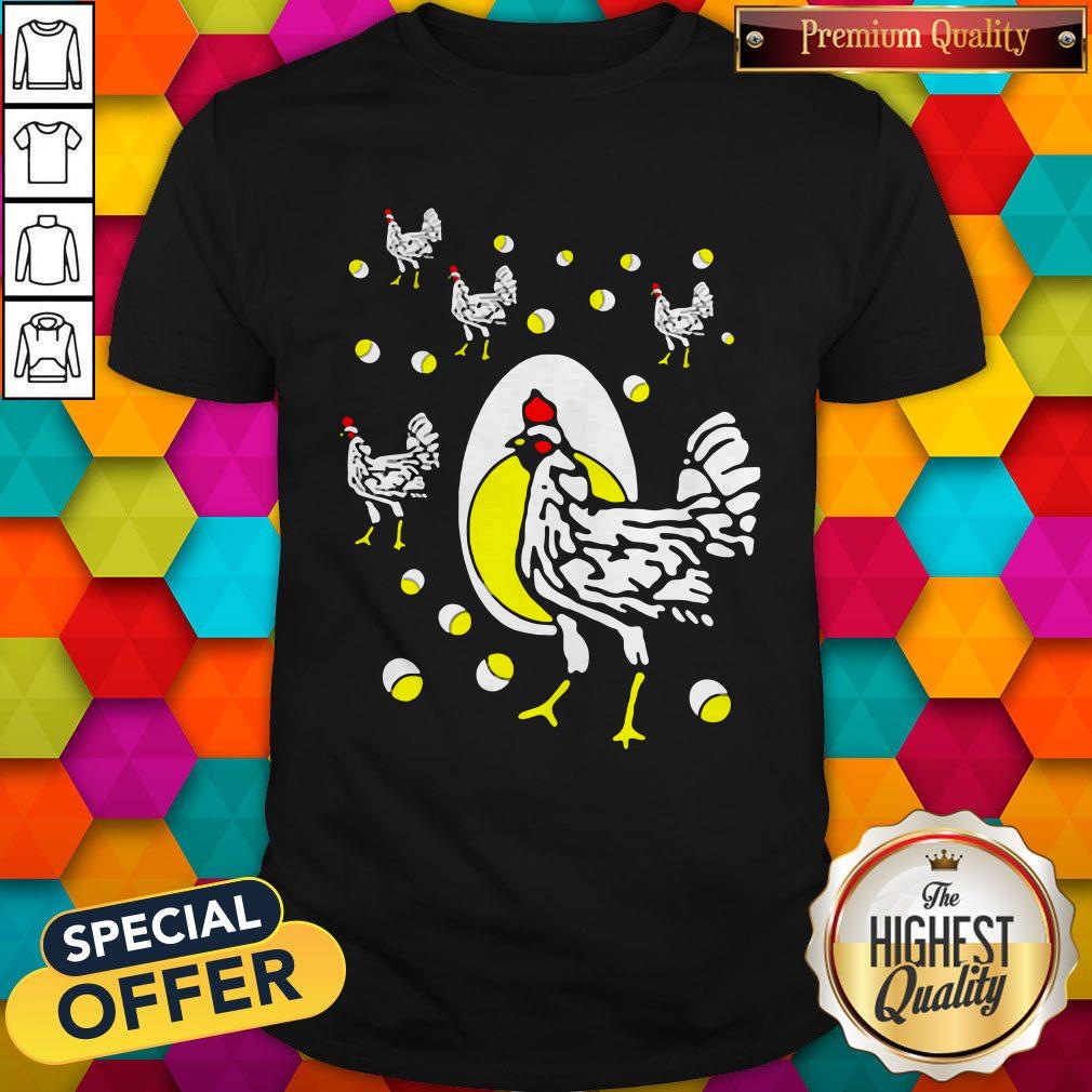 Cute Black Hens White Eggs Shirt