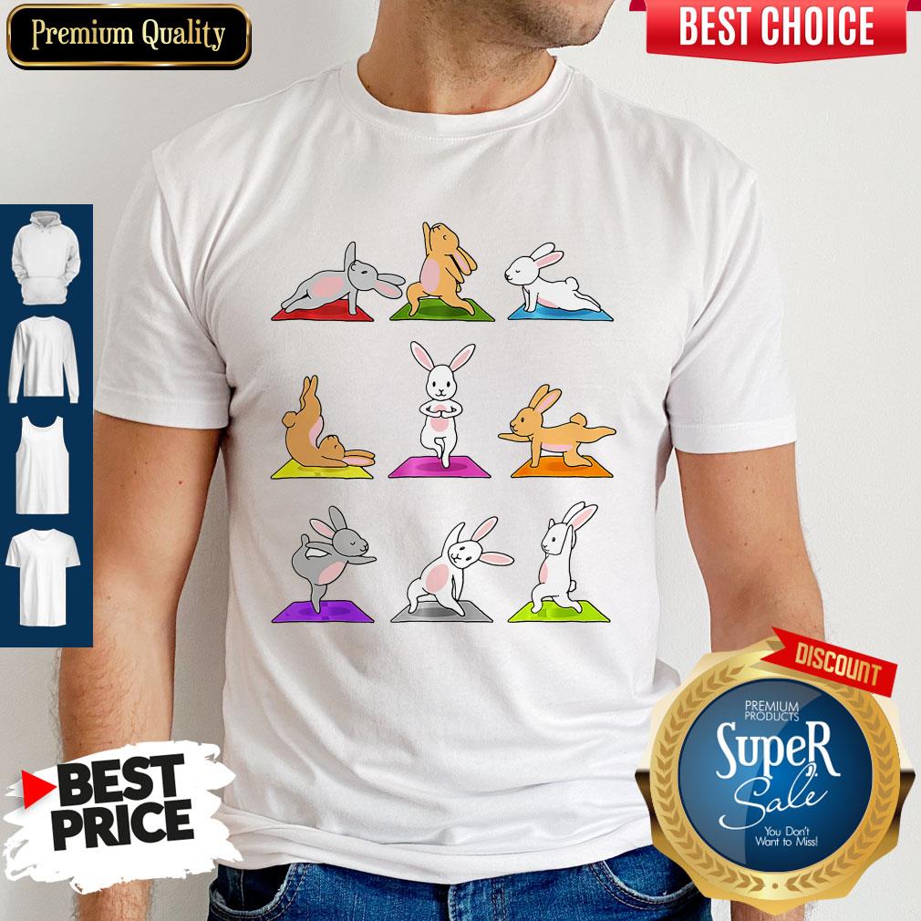 Cute Bunnies Yoga Funny Shirt