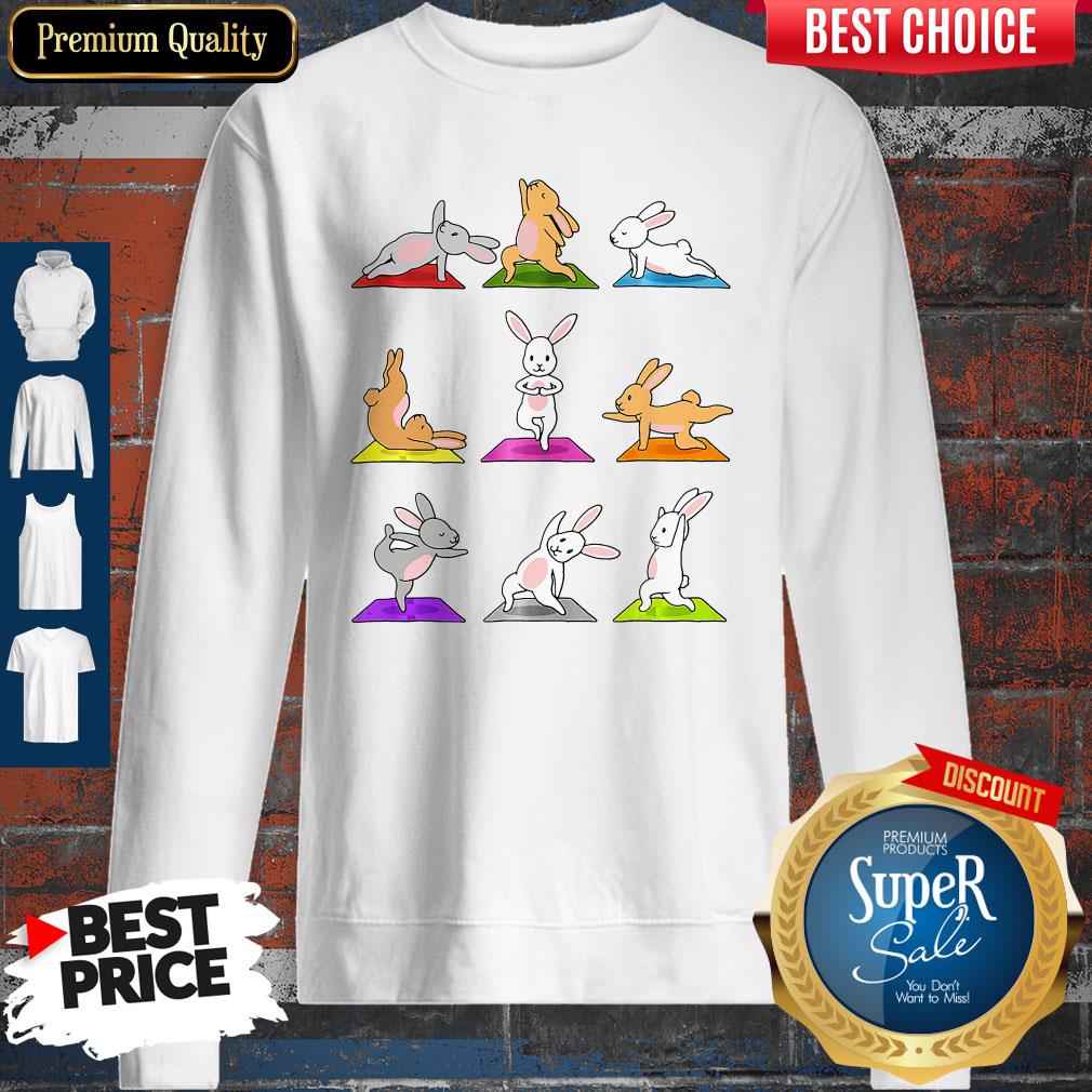 Cute Bunnies Yoga Funny Shirt