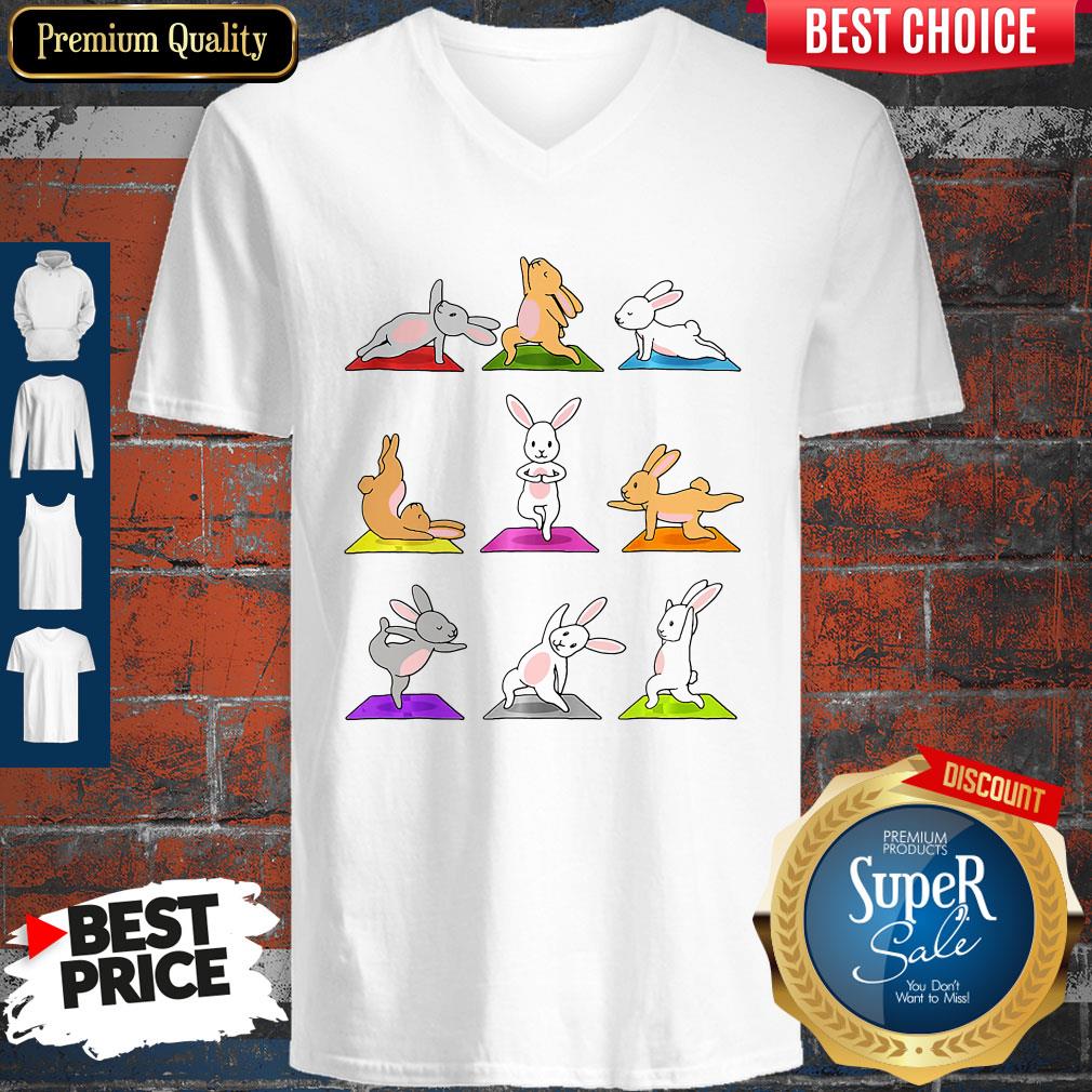Cute Bunnies Yoga Funny Shirt