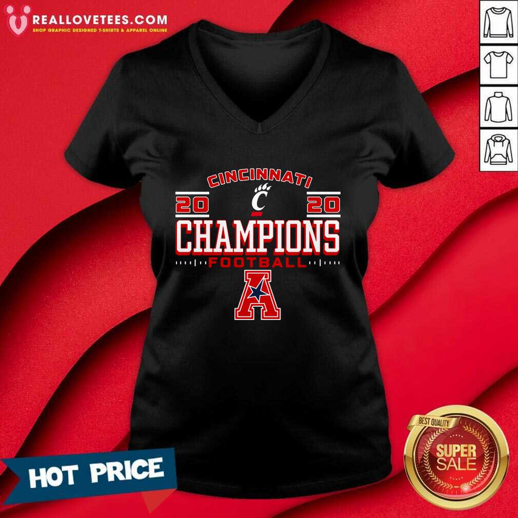 Cute Cincinnati Bearcats 2020 AAC Football Champions Shirt