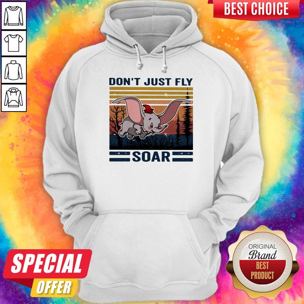 Cute Elefant Don’t Just Fly Soar Vintage Shirt