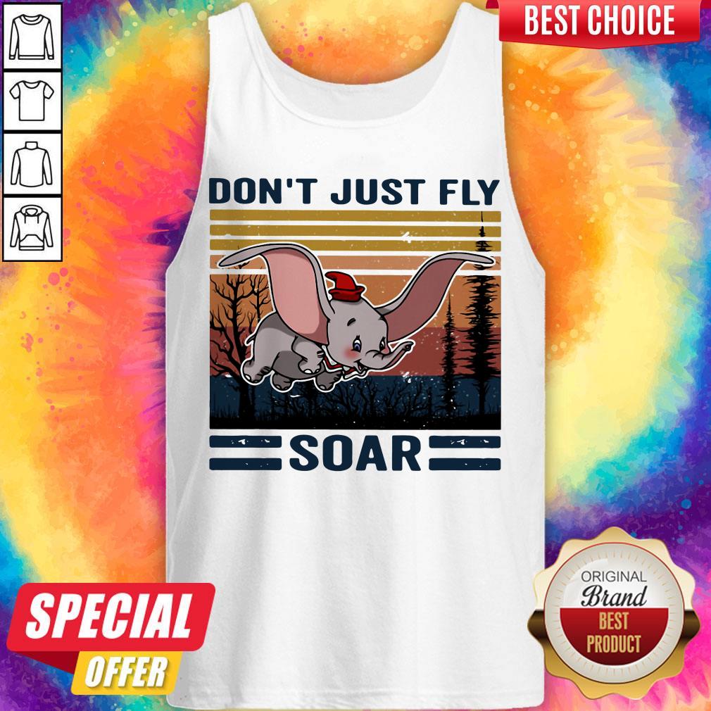 Cute Elefant Don’t Just Fly Soar Vintage Shirt