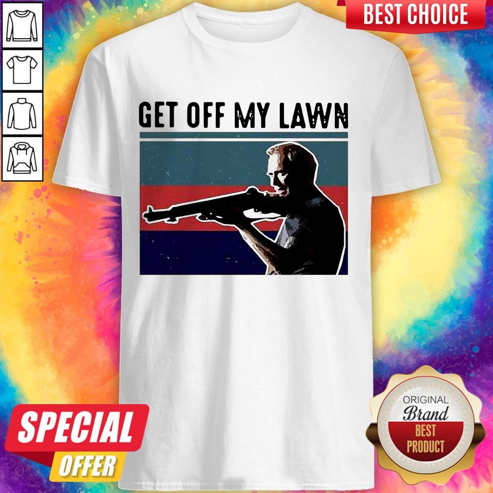 Cute Get Off My Lawn Vintage Shirt