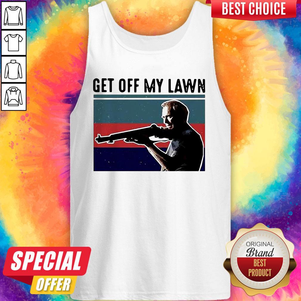 Cute Get Off My Lawn Vintage Shirt
