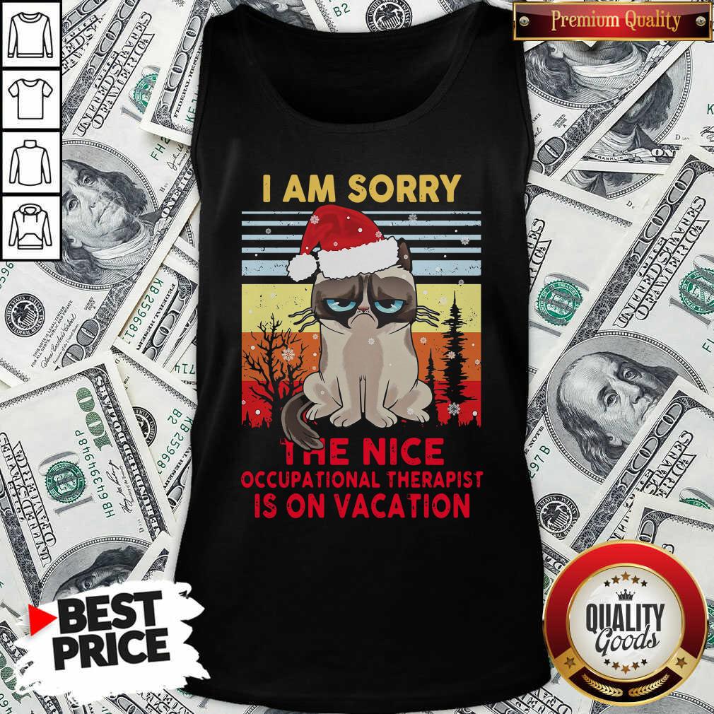 Cute I Am Sorry The Nice Occupational Therapist Is On Vacation Shirt
