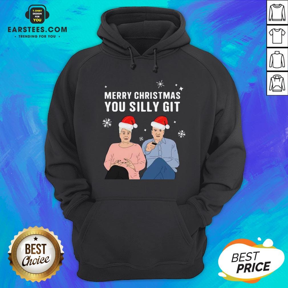 Cute Jenny And Lee Ugly Merry Christmas You Silly Git Shirt