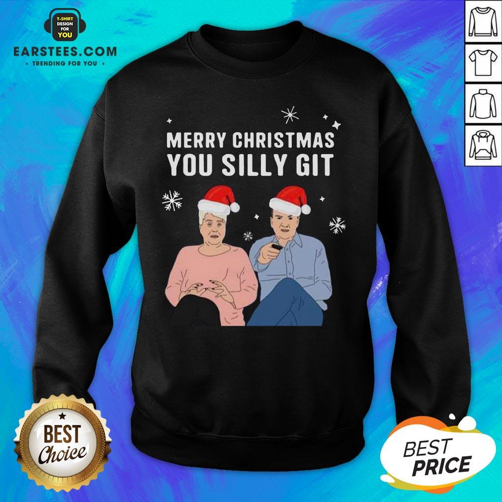 Cute Jenny And Lee Ugly Merry Christmas You Silly Git Shirt