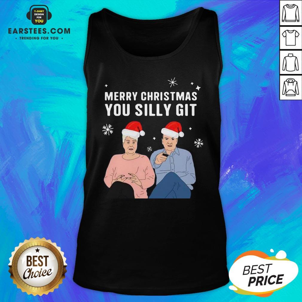 Cute Jenny And Lee Ugly Merry Christmas You Silly Git Shirt