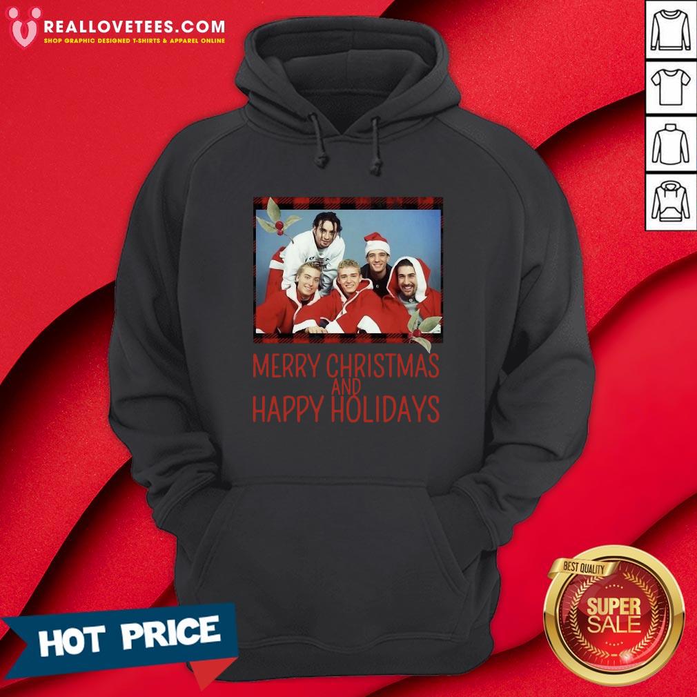 Cute NSYNC Merry Christmas And Happy Holidays Shirt