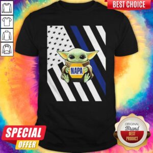 Perfect American Flag Baby Yoda Hug Napa Shirt