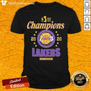 2020 Los Angeles Lakers National Basketball Association Champions A Shirt