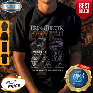 Dream Theater 35 Years Of 2985 2020 Thank You For The Memories Signatures Shirt