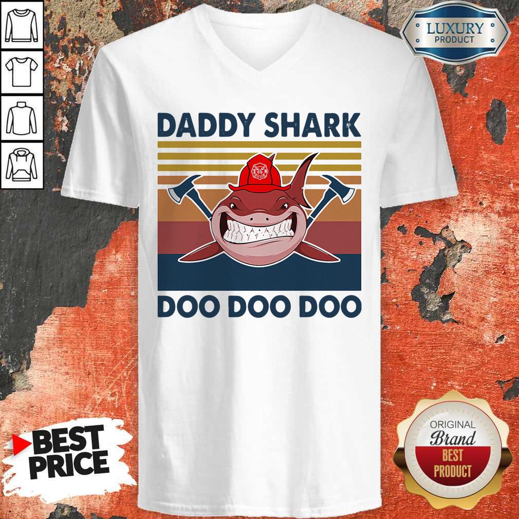 Daddy Shark Doo Doo Doo Vintage Shirt