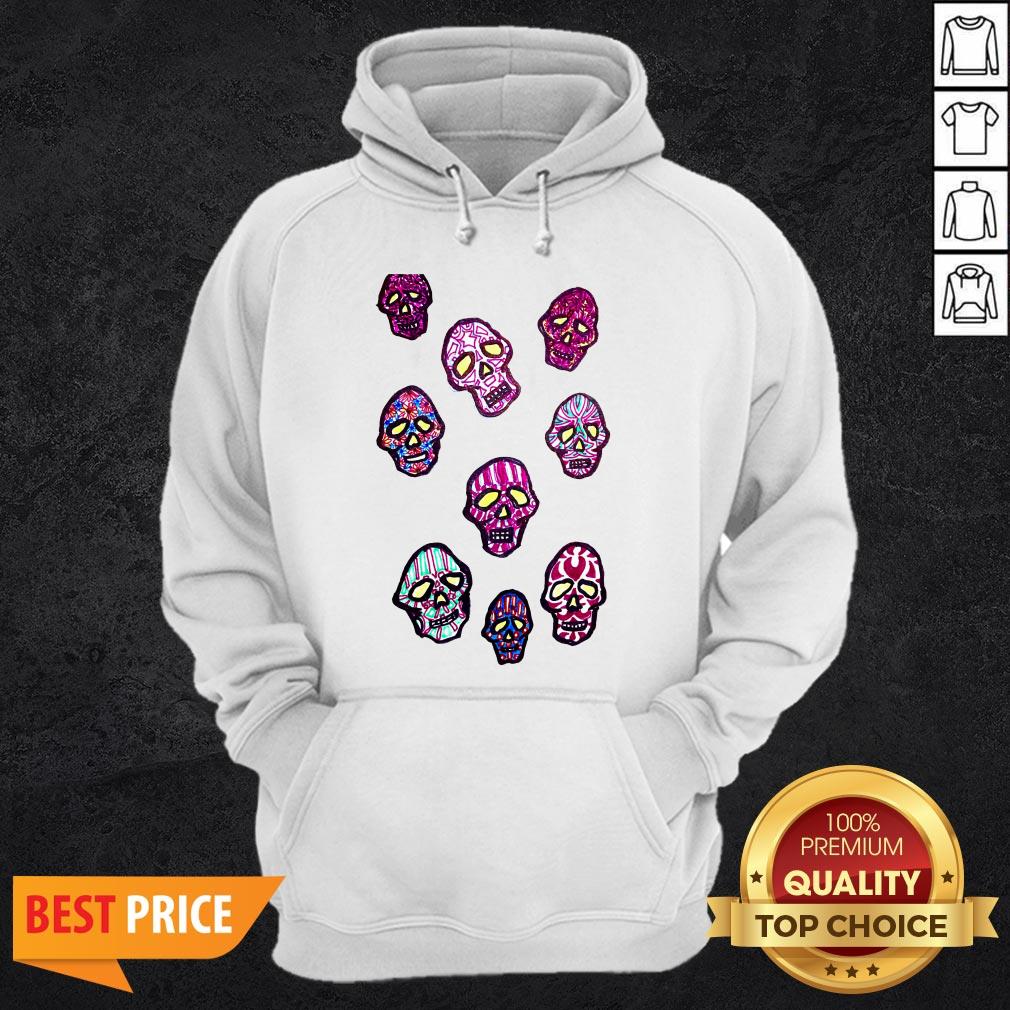 Dancing Colored Sugar Skulls T-Shirt