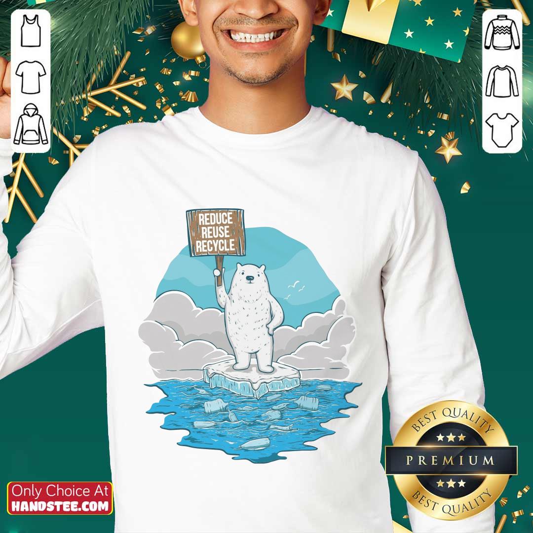 Delighted Reduce Reuse Recycle Earth Day Shirt