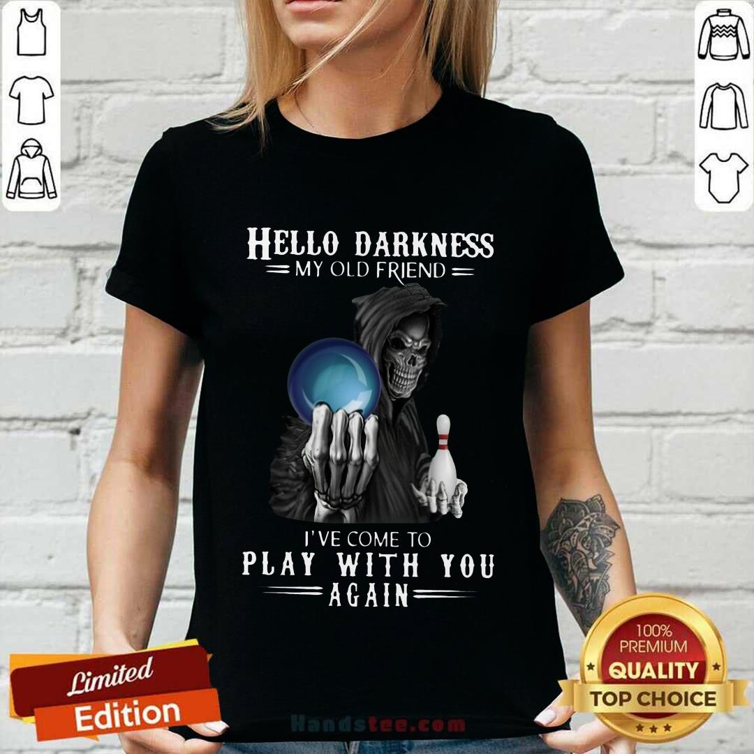 Devil Bowling Hello Darkness My Old Friend Shirt