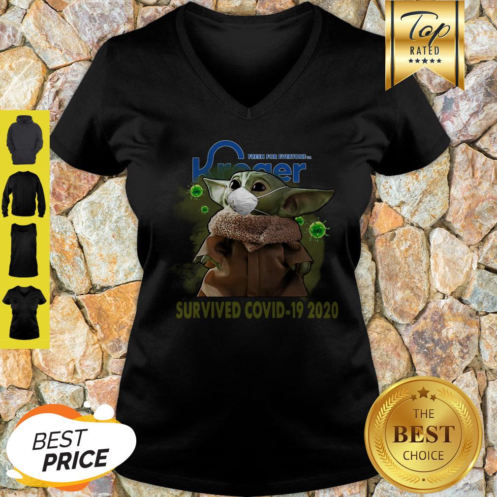 Fresh For Everyone Kroger Baby Yoda Survived COVID-19 2020 Shirt