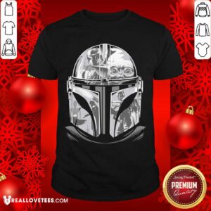 Funny Star Wars The Mandalorian Helmet Mandalorian Shirt