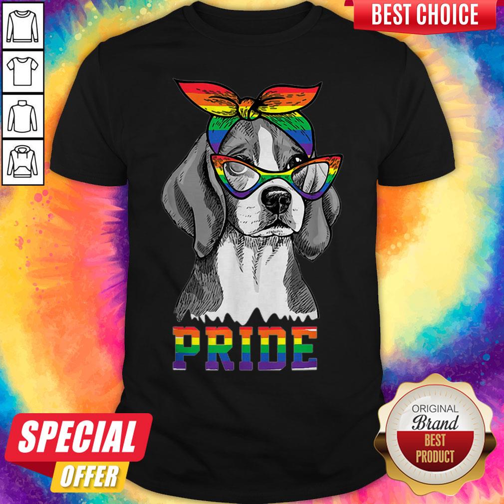 Dog Lover Puppy Owner Beagle Mom Dad Gay Lesbian LGBT Shirt