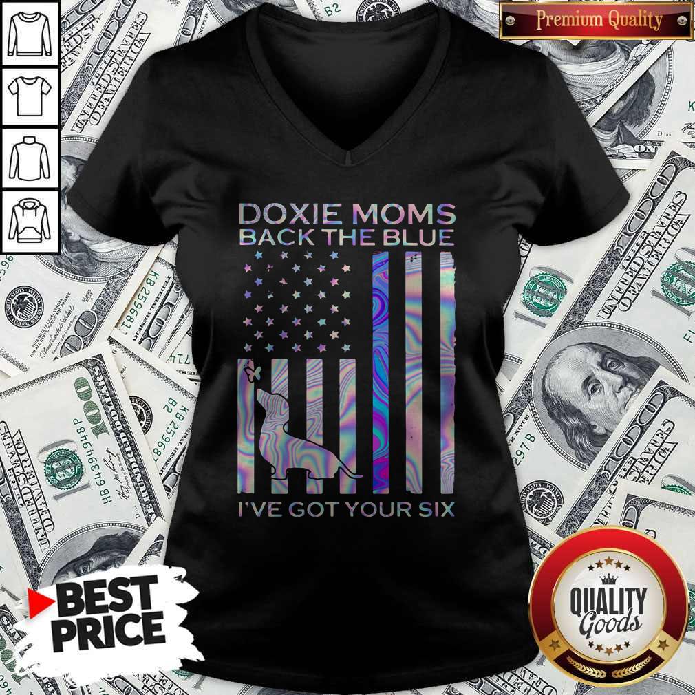 Doxie Moms Back The Blue I've Got Your Six Shirt