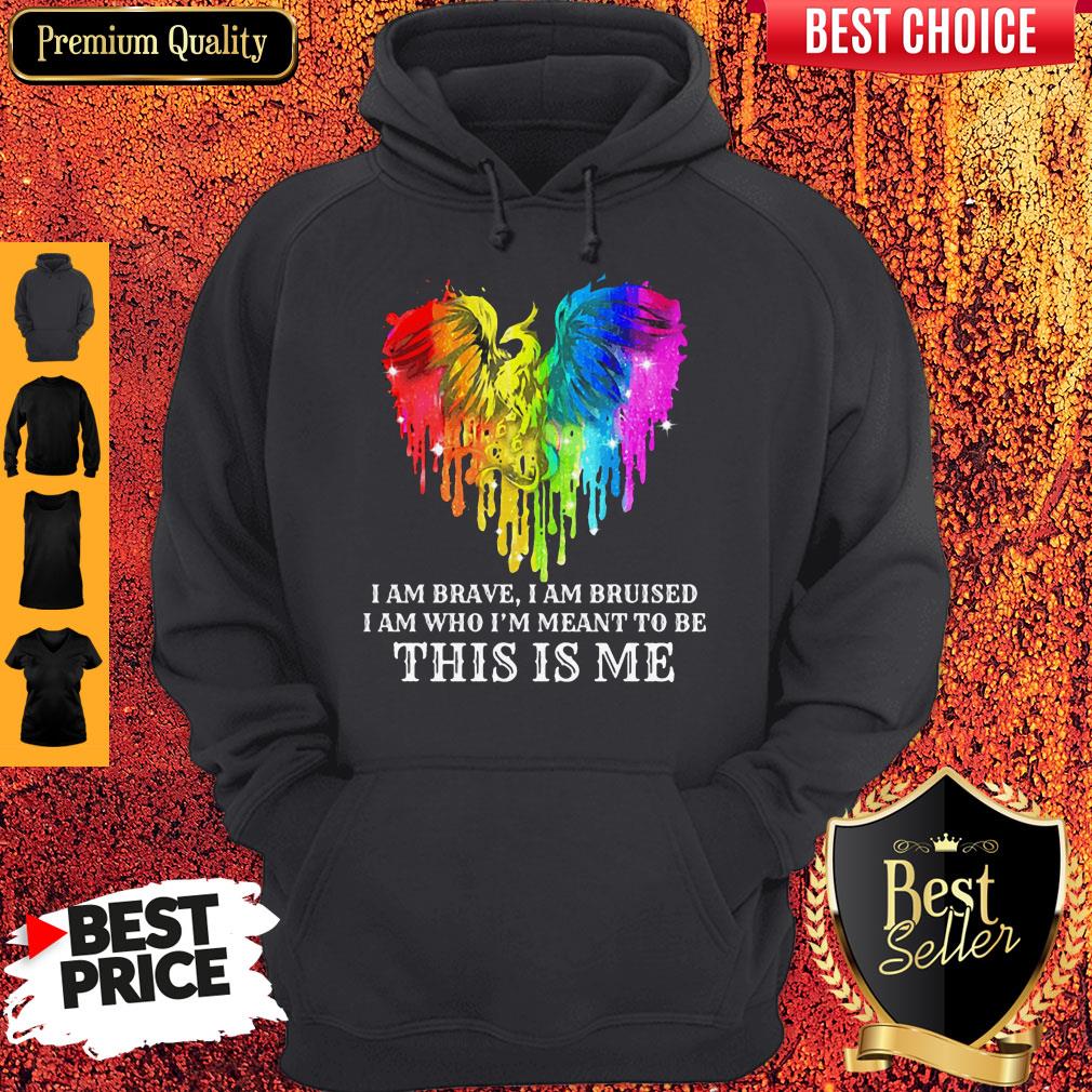 Dragon LGBT I Am brave I Am Bruise I Am Who I'm Meant To Be This Is Me Shirt