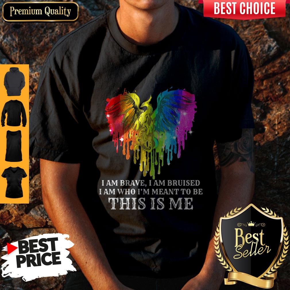 Dragon LGBT I Am brave I Am Bruise I Am Who I'm Meant To Be This Is Me Shirt