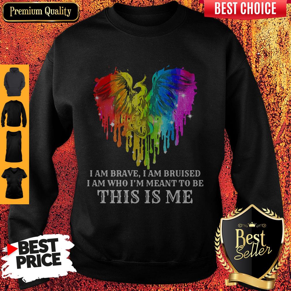 Dragon LGBT I Am brave I Am Bruise I Am Who I'm Meant To Be This Is Me Shirt