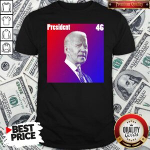 Top President 46 Joe Biden American Solarized Superman Shirt