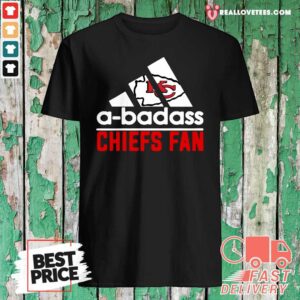 Great NFL Kansas City Chiefs A-badass Chiefs Fan Adidas Shirt