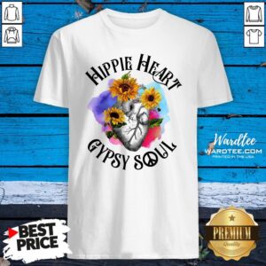 Funny Hippie Heart Gypsy Soul Shirt