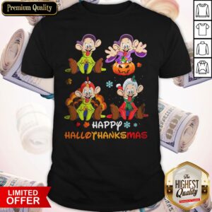 Dwarfs Sleepy Happy Hallothanksmas Shirt