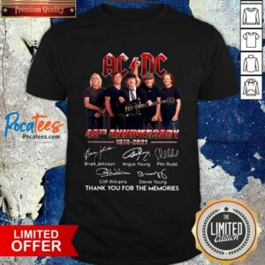 Good Ad Dc 48th Anniversary 1973 2021 Signatures Thanks Shirt