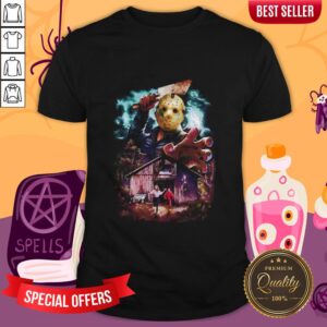 Halloween Jason Voorhees Running From Shirt