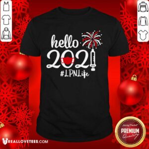 Happy Hello 2021 LPN Life Face Mask Christmas Shirt