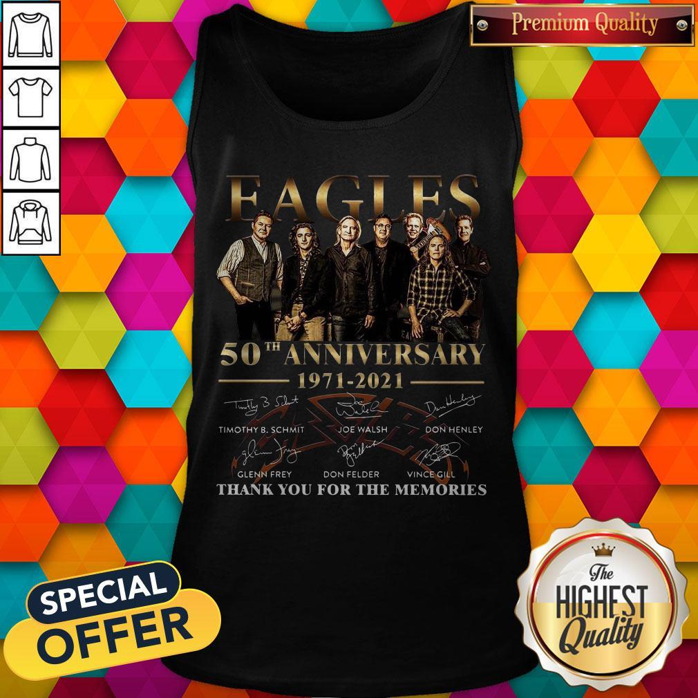 Eagles 50th Anniversary 1971 2021 Thank You For The Memories Signatures Shirt