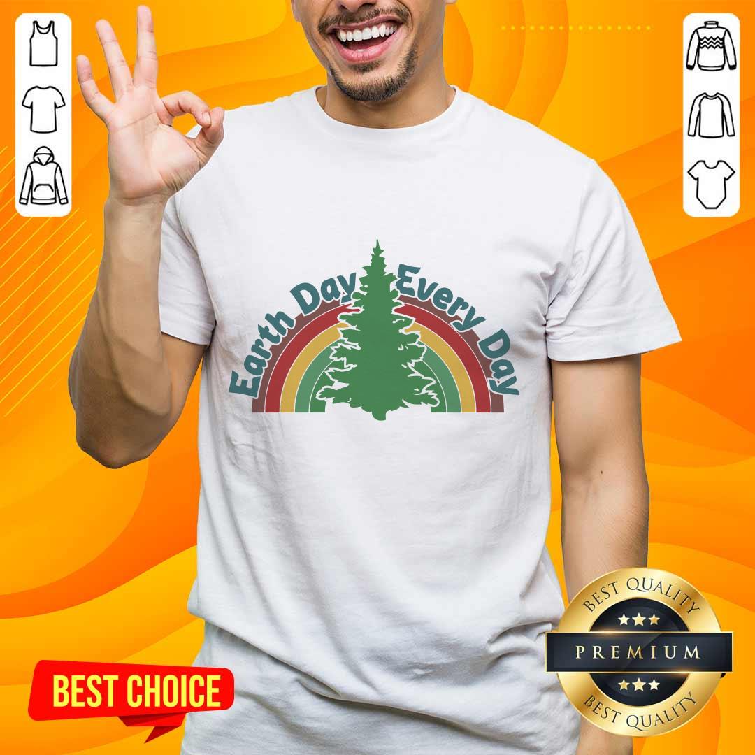 Ecstatic Earth Day Every Day Rainbow Shirt