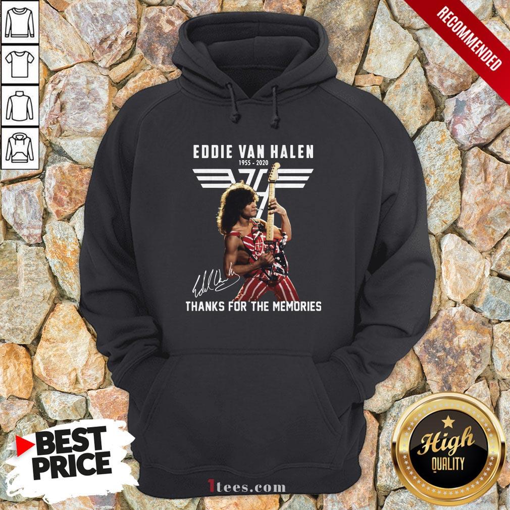 Eddie Van Halen Thank For The Memories Signature Shirt