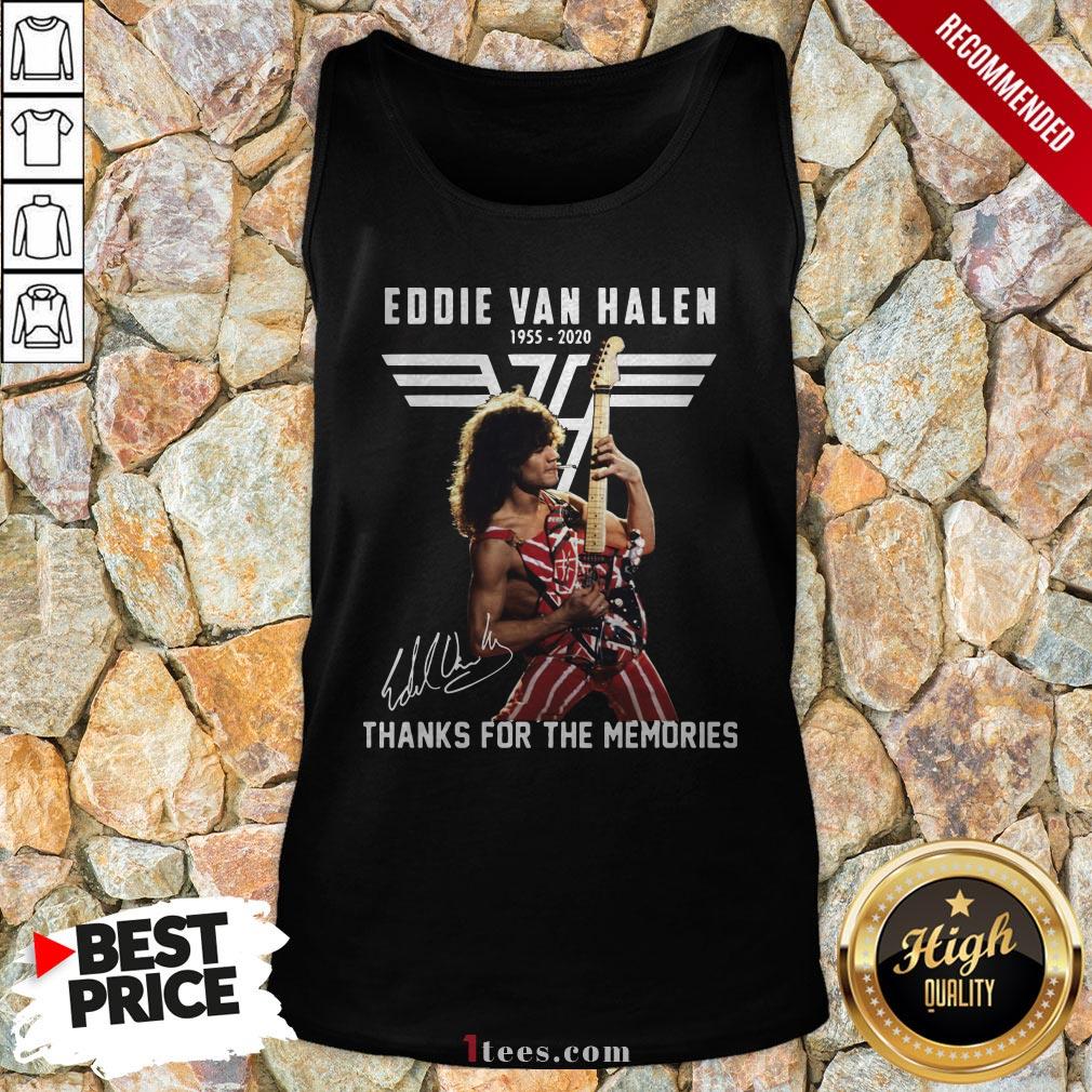 Eddie Van Halen Thank For The Memories Signature Shirt