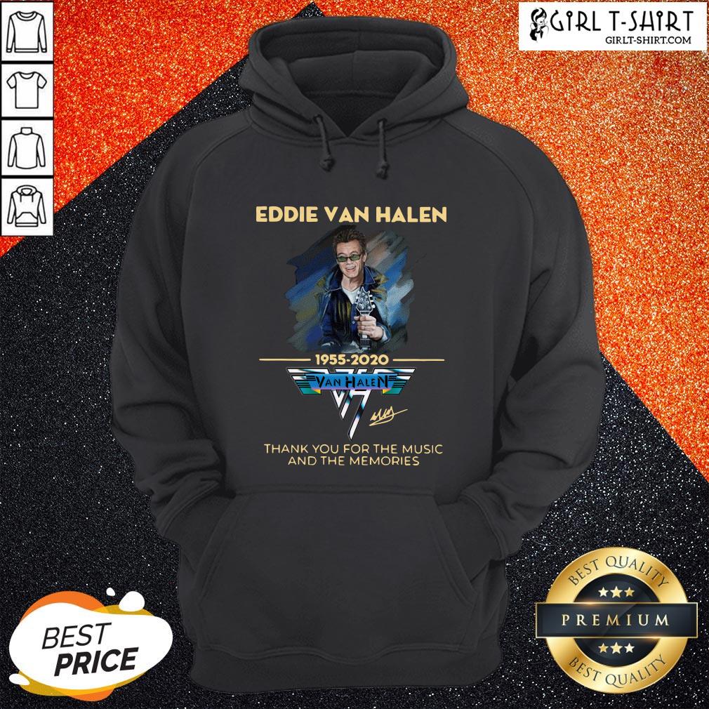 Eddie Van Halen Thank You For The Memories 1955-2020 Signature Shirt